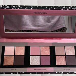 NIB Buxom Forever Babe Eyeshadow Palette in Black and Pink